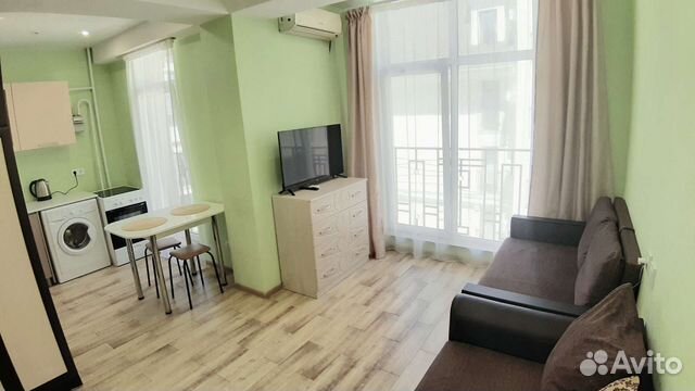 

Квартира-студия, 24 м², 2 кровати