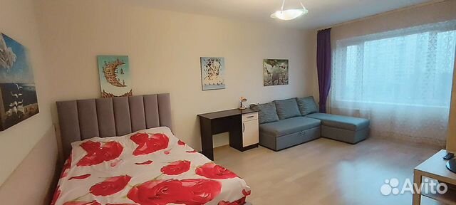 

1-к. квартира, 45 м², 2 кровати