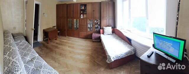 

3-к. квартира, 58 м², 2 кровати