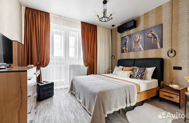 

1-к. квартира, 40 м², 3 кровати