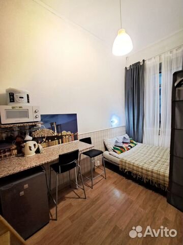 

Квартира-студия, 14,5 м², 2 кровати