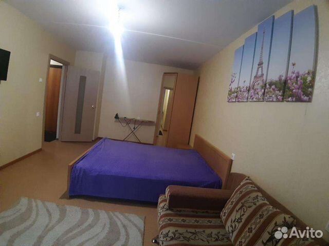 

1-к. квартира, 38 м², 2 кровати