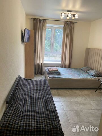 

Квартира-студия, 24 м², 2 кровати