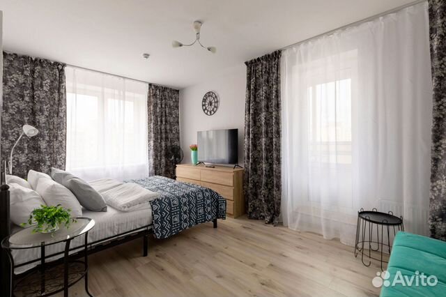 

1-к. квартира, 38 м², 2 кровати