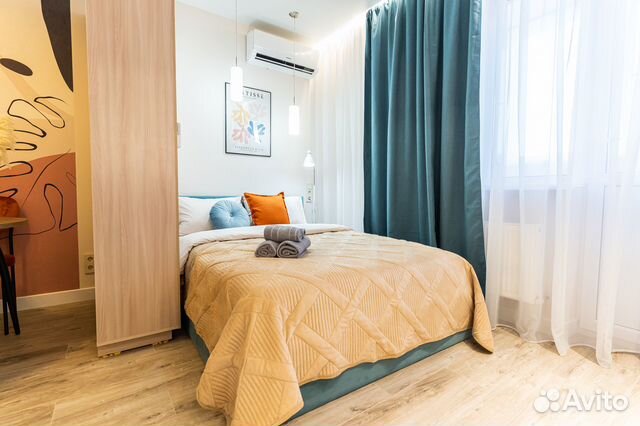 

Квартира-студия, 25 м², 2 кровати