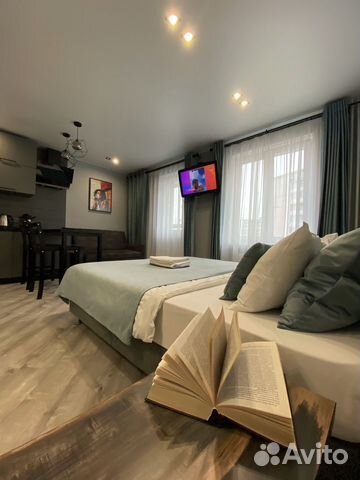 

Квартира-студия, 28 м², 3 кровати