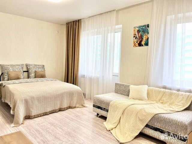 

Квартира-студия, 30 м², 2 кровати