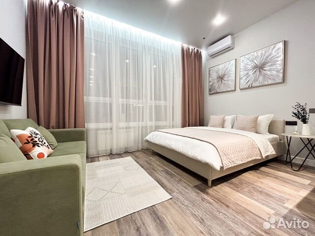 

Квартира-студия, 30 м², 2 кровати