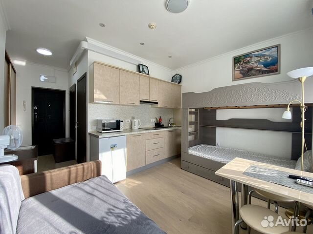

Квартира-студия, 22 м², 2 кровати