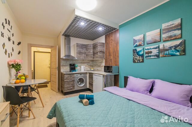 

Квартира-студия, 22 м², 1 кровать