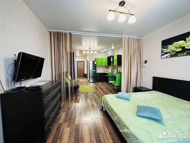 

Квартира-студия, 40 м², 2 кровати