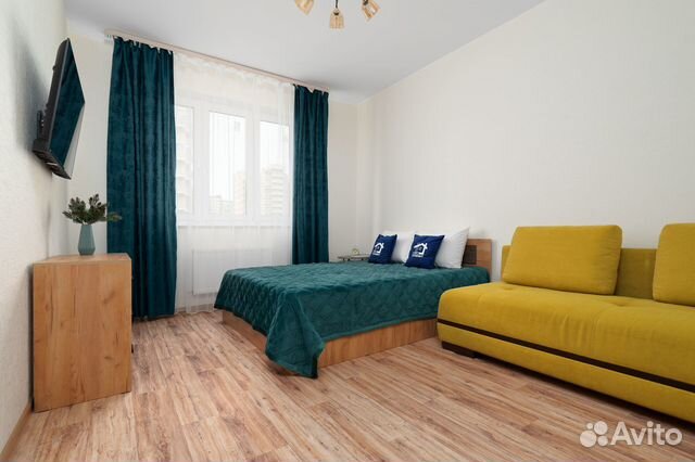 

1-к. квартира, 45 м², 3 кровати