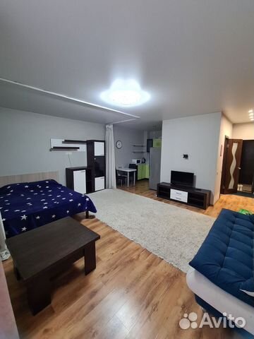 

Квартира-студия, 44,5 м², 2 кровати