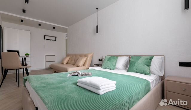 

1-к. квартира, 27 м², 2 кровати