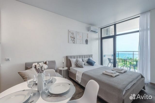 

Квартира-студия, 35 м², 2 кровати