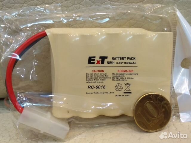 NiCd аккумулятор ET RC-6016 6V 1600mAh
