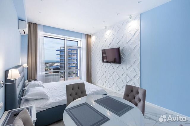 

Квартира-студия, 45 м², 2 кровати