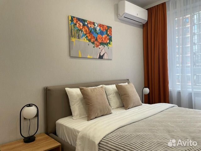 

1-к. квартира, 42 м², 2 кровати