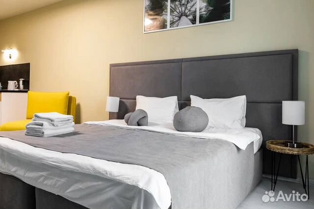 

Квартира-студия, 35 м², 2 кровати