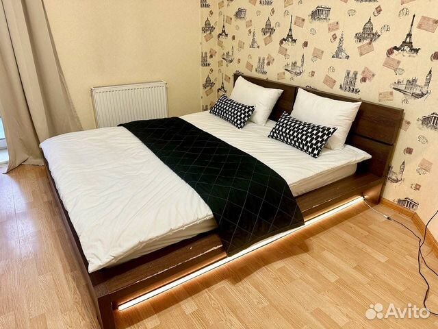 

1-к. квартира, 44,7 м², 2 кровати