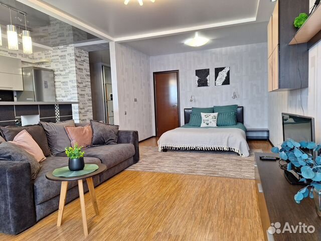 

Квартира-студия, 54 м², 2 кровати