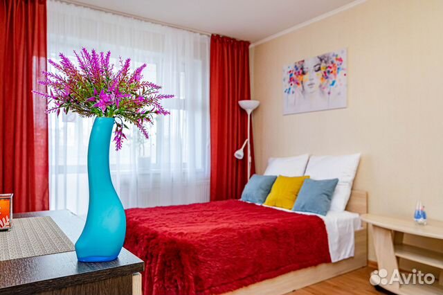 

1-к. квартира, 43 м², 3 кровати