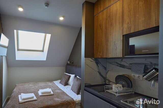 

Квартира-студия в апарт-отеле, 14 м², 1 кровать