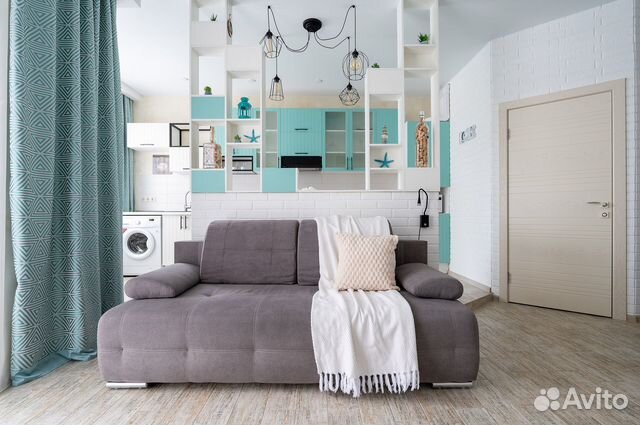 

Квартира-студия, 40 м², 2 кровати