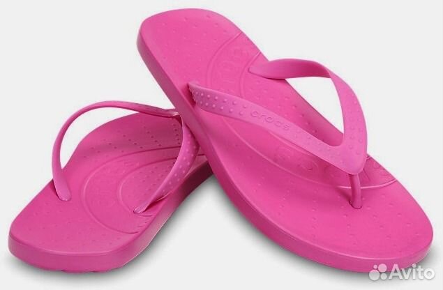 crocs chawaii flip flops