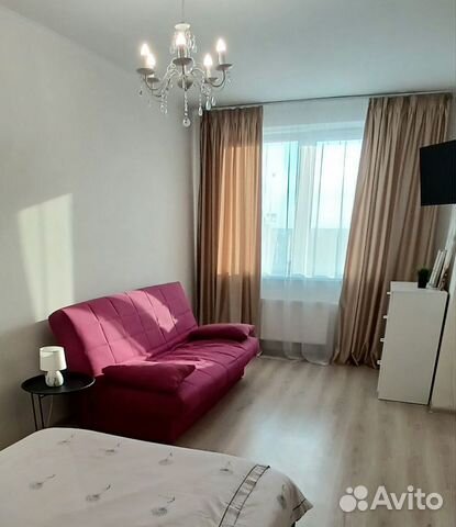 

1-к. квартира, 42 м², 2 кровати