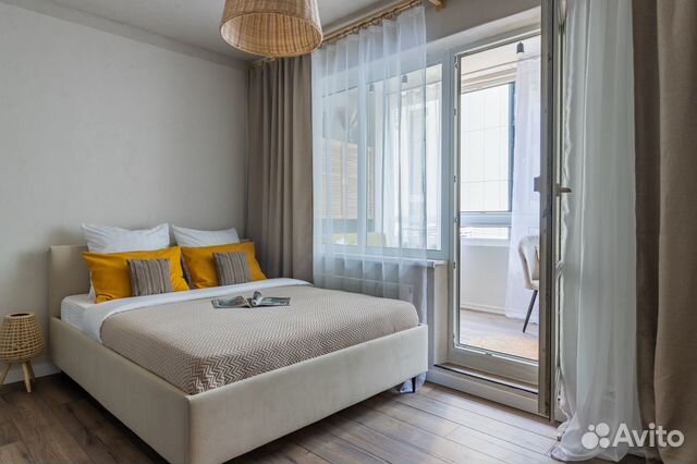 

Квартира-студия, 35 м², 2 кровати