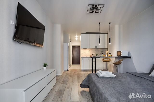 

Квартира-студия, 30 м², 2 кровати