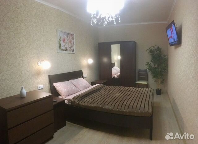 

1-к. квартира, 38 м², 2 кровати