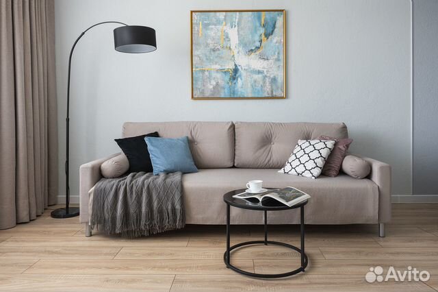 

1-к. квартира, 41 м², 2 кровати