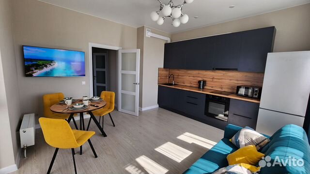 

1-к. квартира, 40 м², 2 кровати