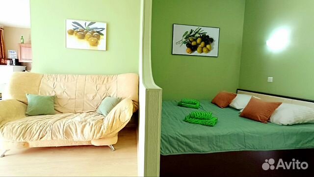 

1-к. квартира, 43 м², 2 кровати