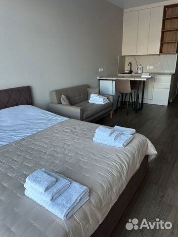 

Квартира-студия, 30 м², 2 кровати