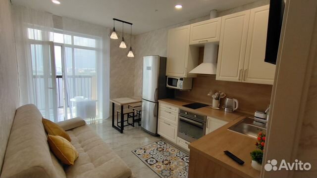 

1-к. квартира, 40 м², 2 кровати