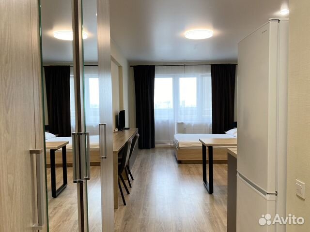 

Квартира-студия, 28 м², 1 кровать