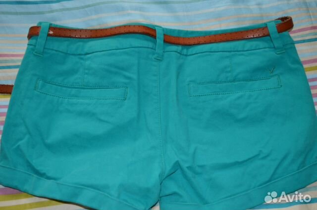 Изумрудные шорты American Outfitters р-р 2 Изумрудные шорты American Outfitters р-р 2