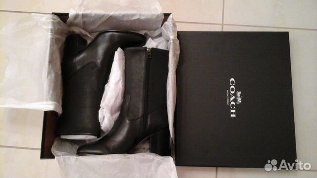 Новые ботинки фирмы Coach
