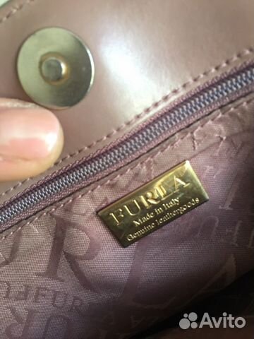 Сумка Furla Оригинал Натуральная кожа нежного пудр Сумка Furla Оригинал Натуральная кожа нежного пудр