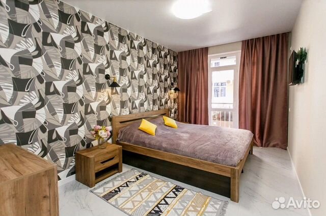

1-к. квартира, 44 м², 2 кровати
