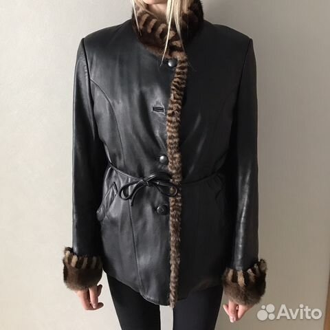 Куртка кожаная с мехом Куртка кожаная с мехом