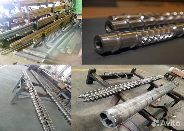 Восстановление и изготовление новых шнековых пар