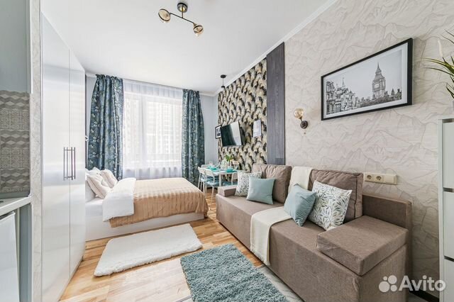 

Квартира-студия, 17 м², 1 кровать