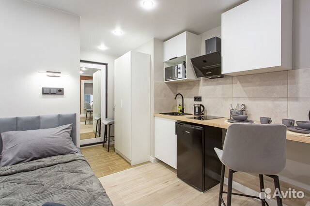 

Квартира-студия, 14 м², 1 кровать