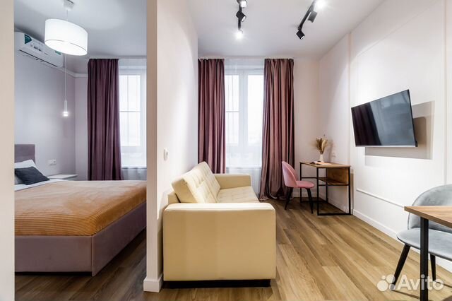 

Квартира-студия, 35 м², 2 кровати