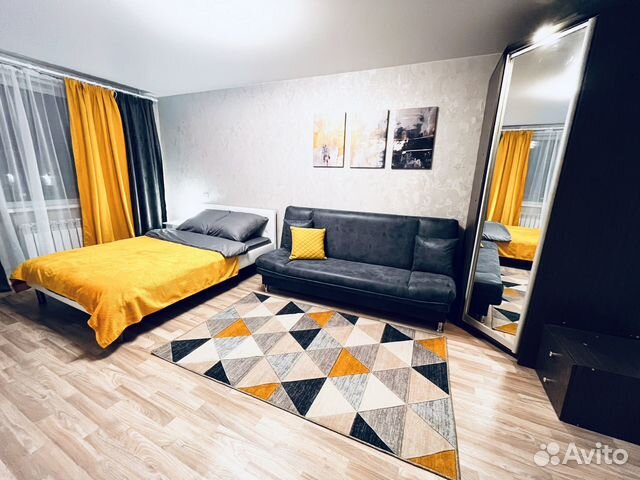 

1-к. квартира, 34 м², 2 кровати