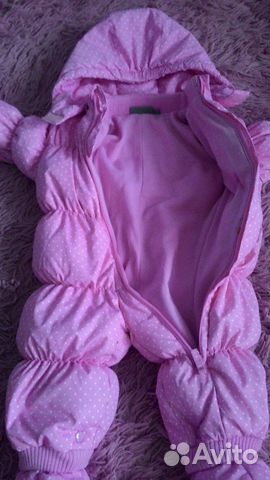 Комбинезон демисезон для девочки Baby Go рост 68 с Комбинезон демисезон для девочки Baby Go рост 68 с